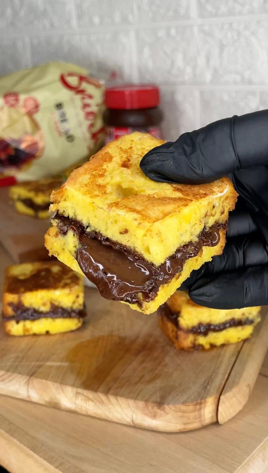 NUTCHOC FRENCH TOAST solo 4 ingredienti senza zuccheri aggiunti!