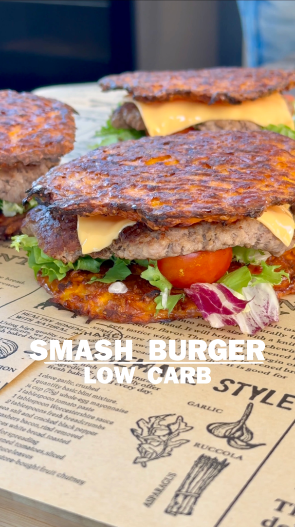 SMASH BURGER DI CAROTE low carb - senza farina!