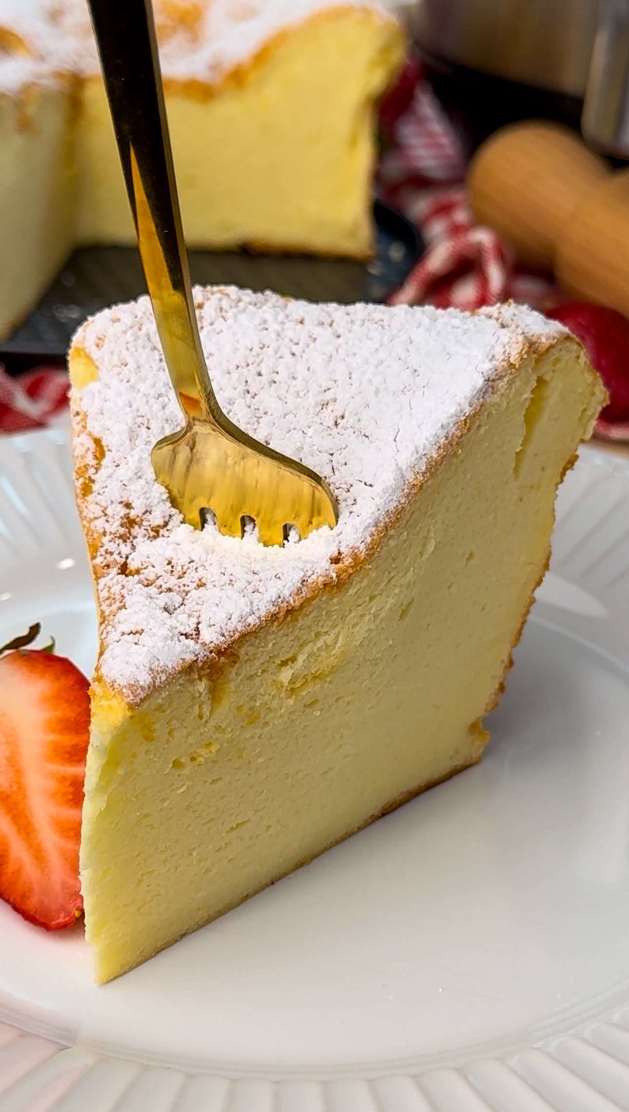 TORTA NUVOLA 4 INGREDIENTI - Senza zucchero, senza burro, PROTEICA! In 5 minuti!