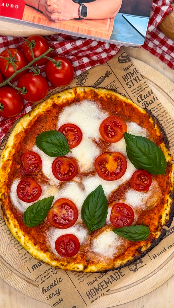 FAKE PIZZA 2 INGREDIENTI - Senza farina!