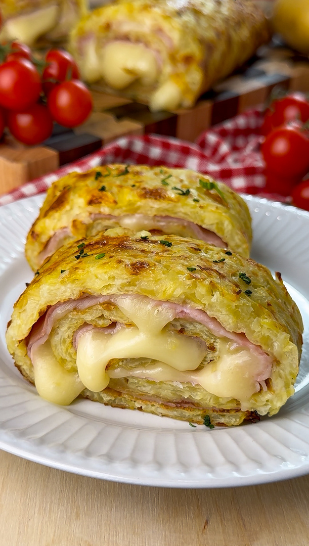 ROTOLO DI PATATE 3 INGREDIENTI - LOW CARB!