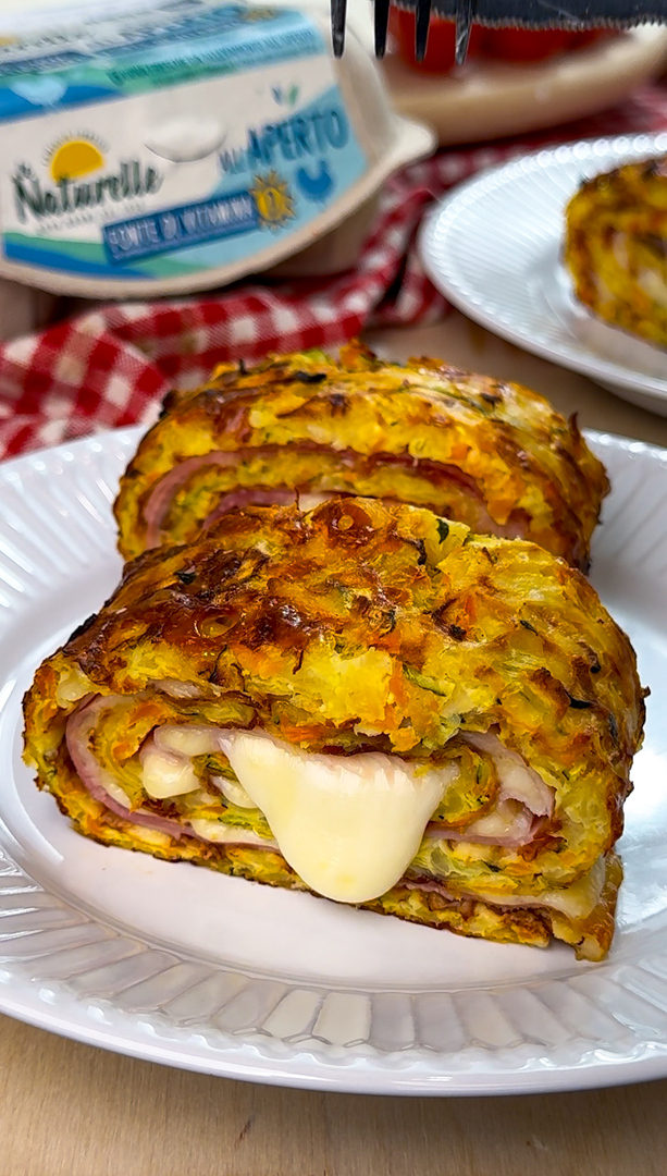 ROTOLO DI VERDURE 3 INGREDIENTI - LOW CARB!