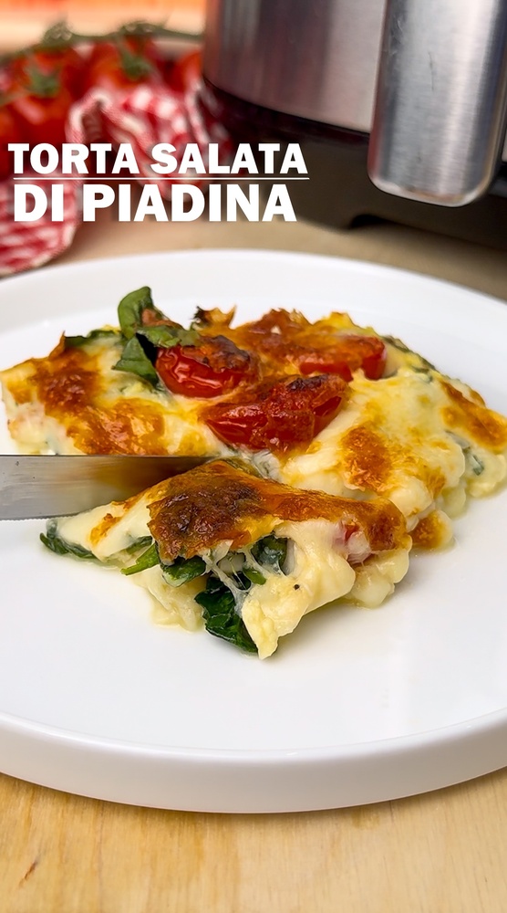 TORTA SALATA IN FRIGGITRICE AD ARIA - In 15 minuti!