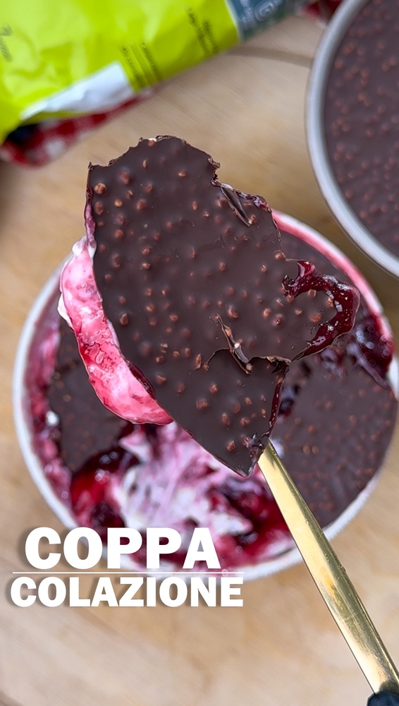 COPPA COLAZIONE 5 INGREDIENTI - Pronta in 2 minuti, per iniziare bene la giornata!