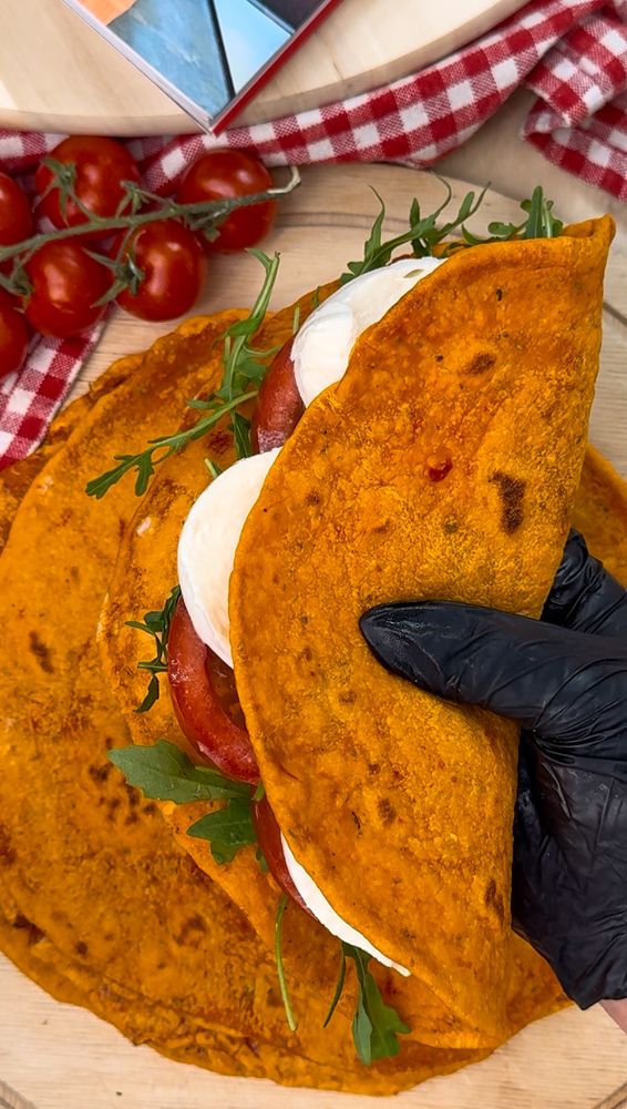 PIADINE ALLA PIZZAIOLA 3 INGREDIENTI - Senza lievitazione!