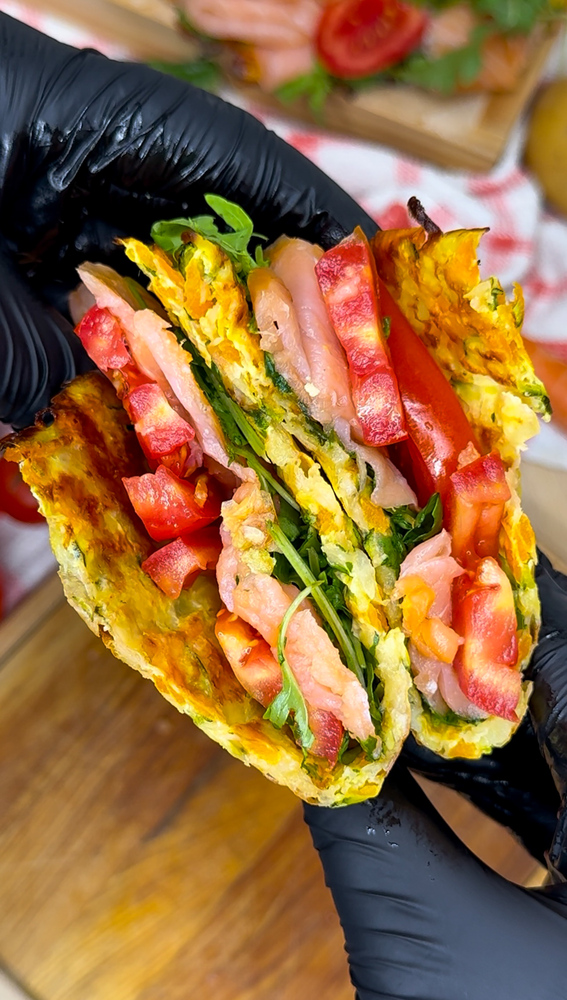 PIADINA DI VERDURE 3 INGREDIENTI - LOW CARB!