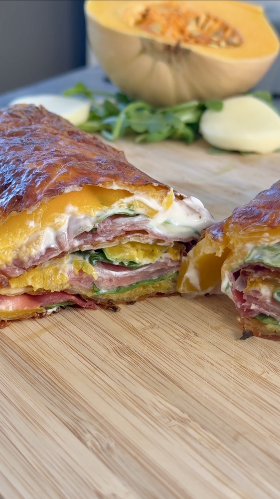 ROTOLO DI ZUCCA 2 INGREDIENTI - LOW CARB!