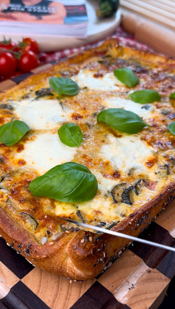 RUSTICHELLA ZUCCHINE & PROSCIUTTO 5 INGREDIENTI