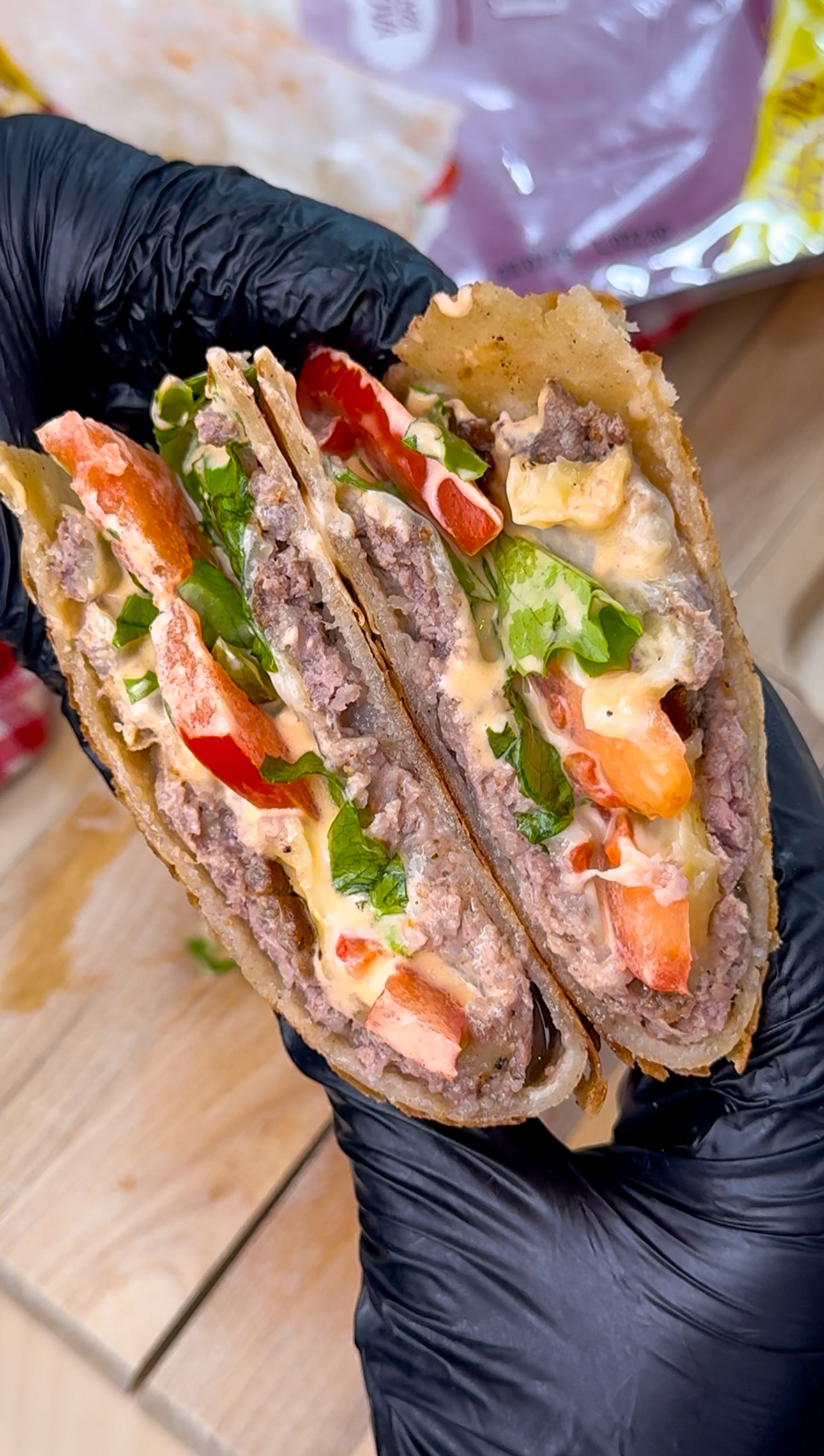 BURGER WRAP IN 5 MINUTI