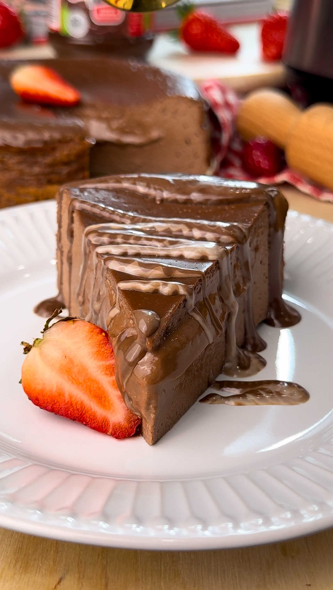CHOCO BUTTER CHEESECAKE 4 INGREDIENTI