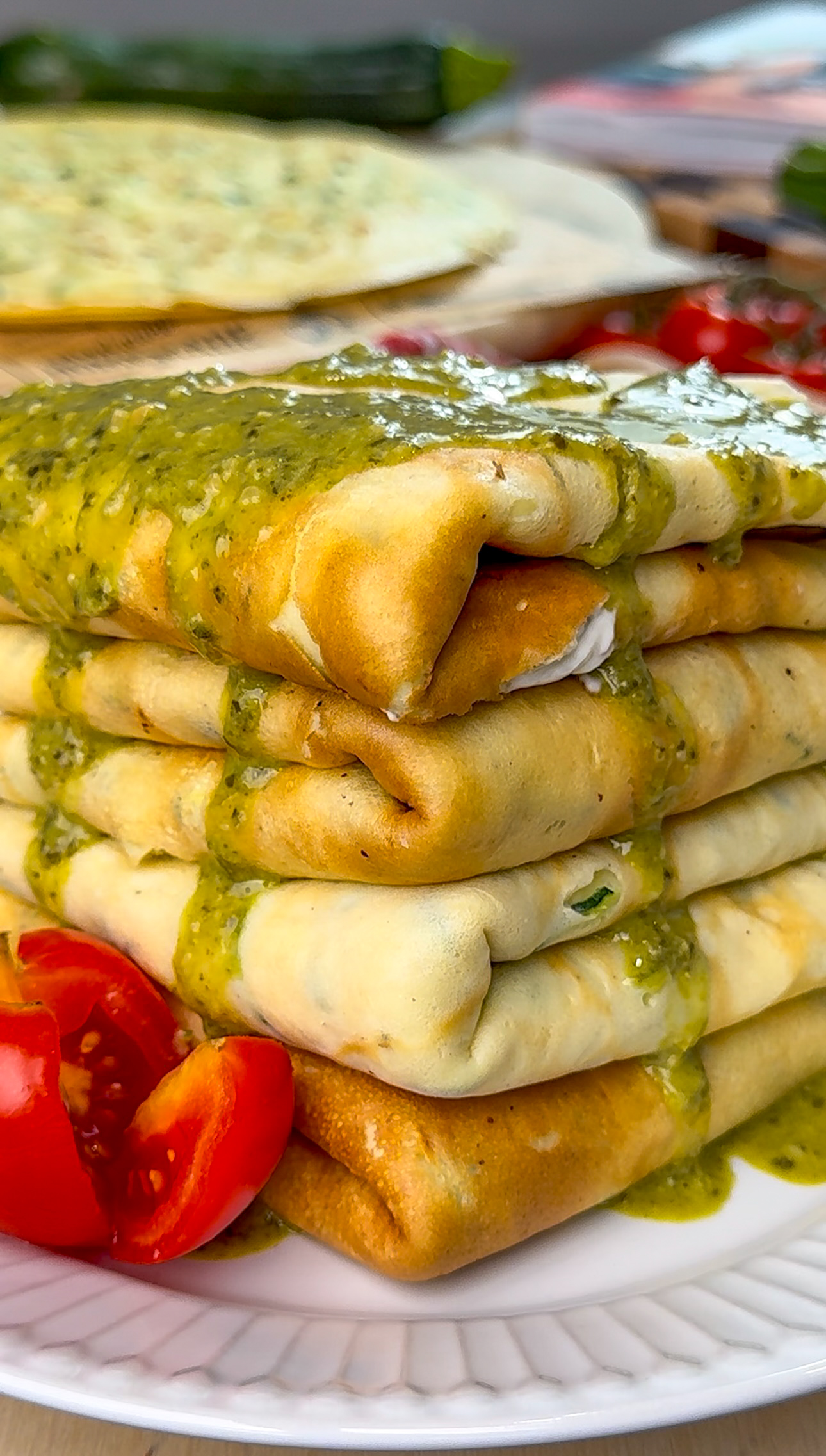 CRÊPES DI ZUCCHINE 4 INGREDIENTI