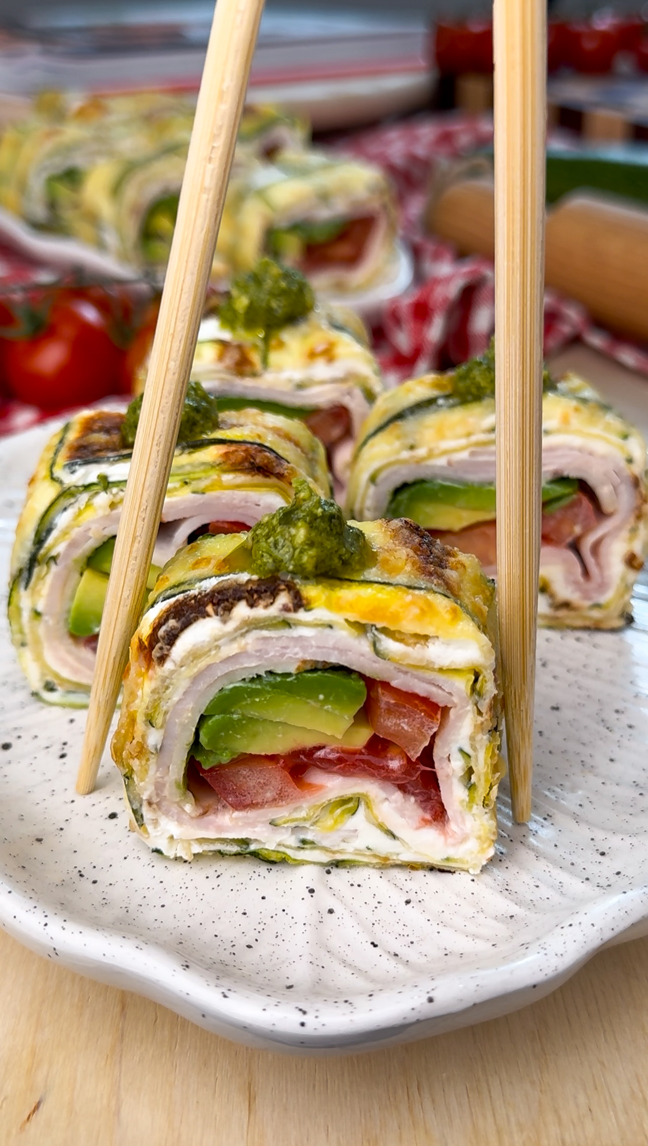 ROTOLO DI ZUCCHINE LOW CARB