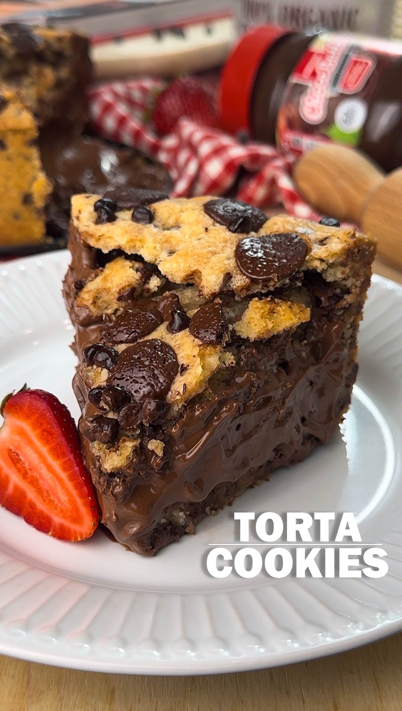 TORTA COOKIES SENZA BURRO