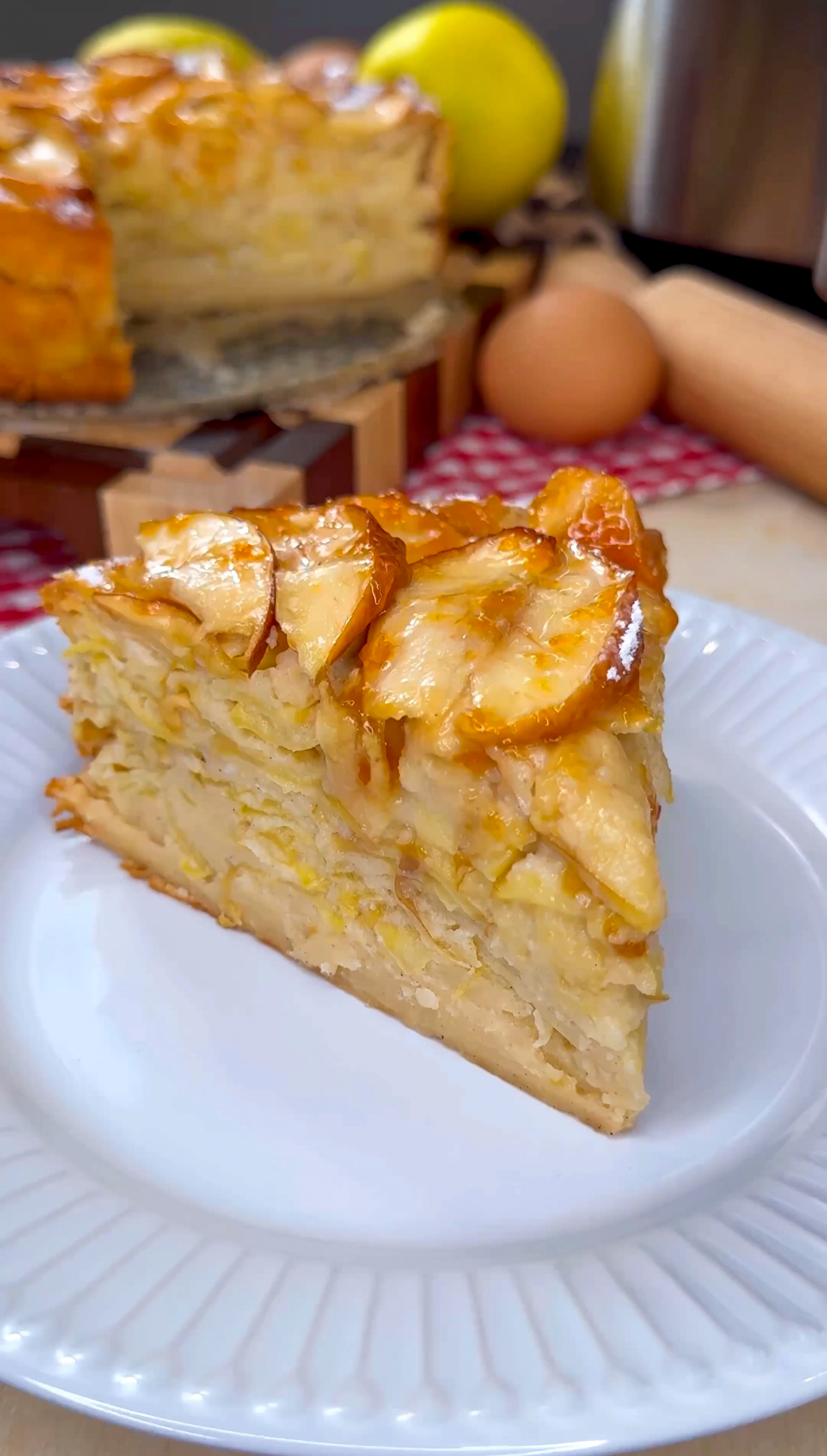 TORTA DI MELE in friggitrice ad aria