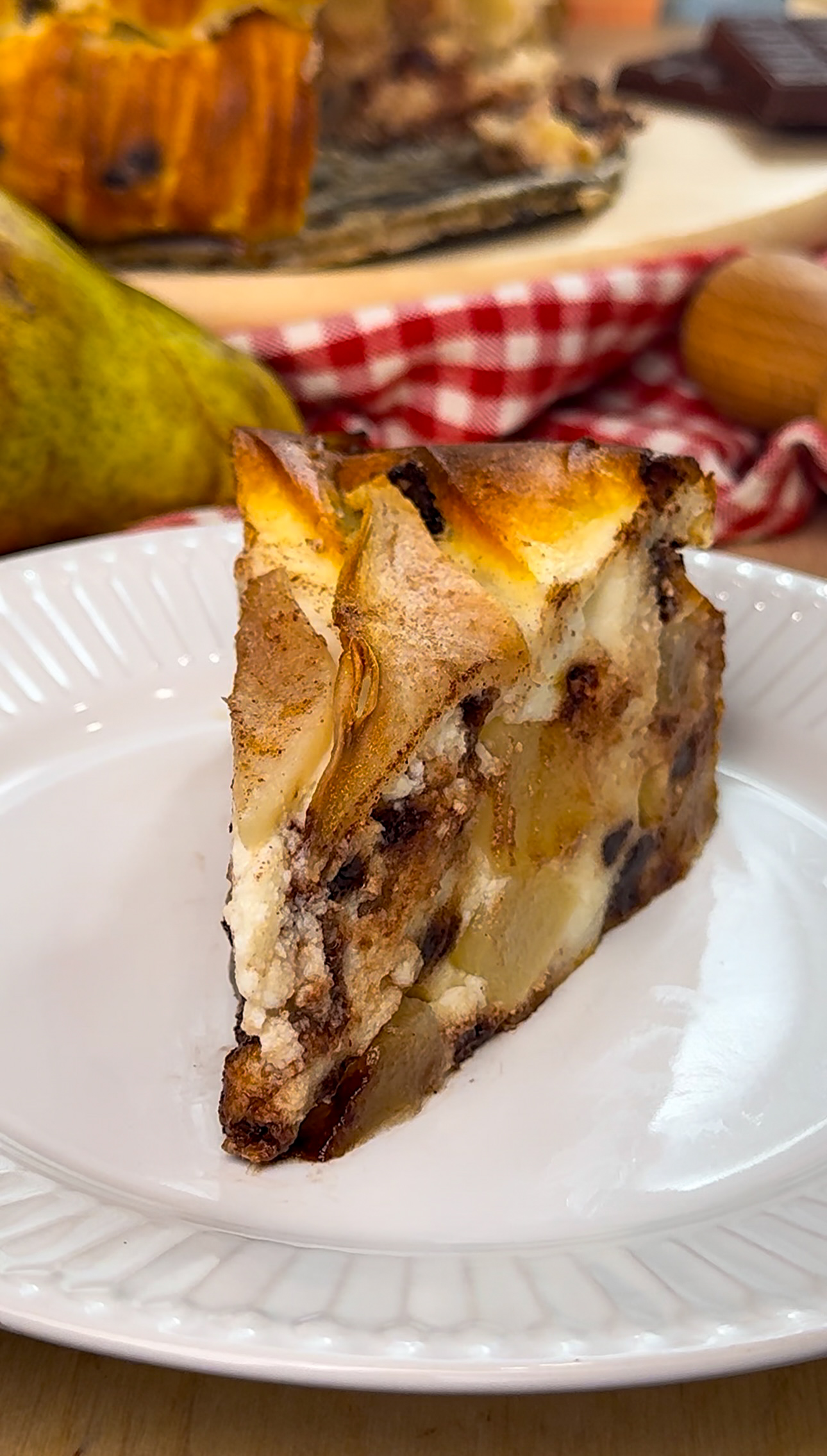 TORTA RICOTTA & PERE 4 INGREDIENTI