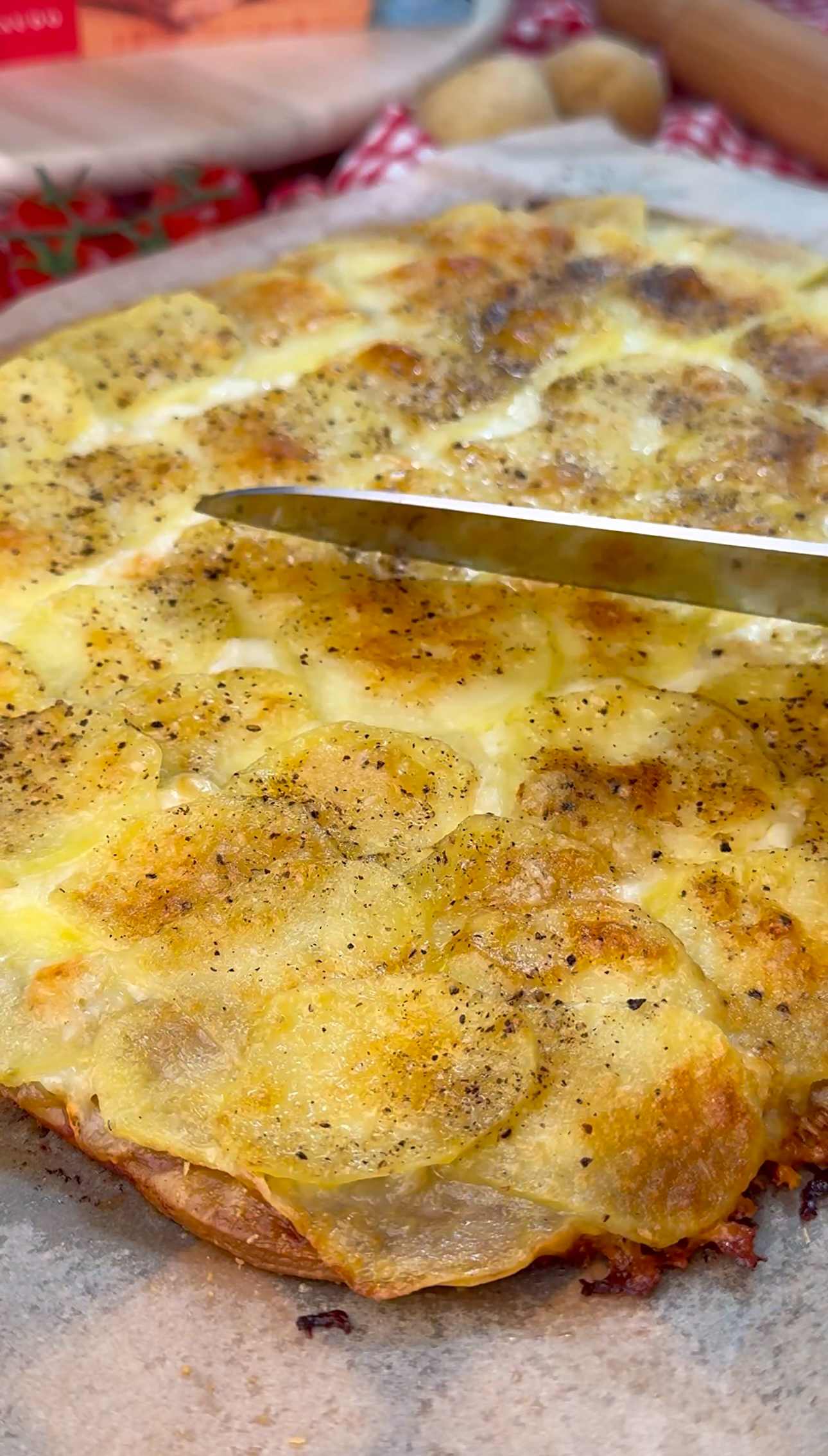 TORTA RUSTICA PROSCIUTTO & PATATE 4 INGREDIENTI